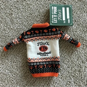Tito’s Handmade Vodka For Dog People Bottle Sweater